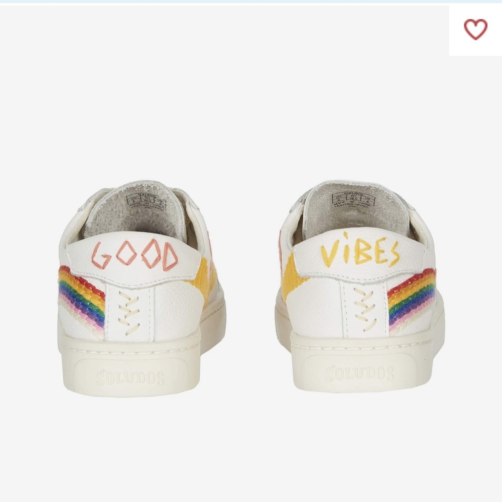 Soludos Rainbow Wave Sneaker NWOT
